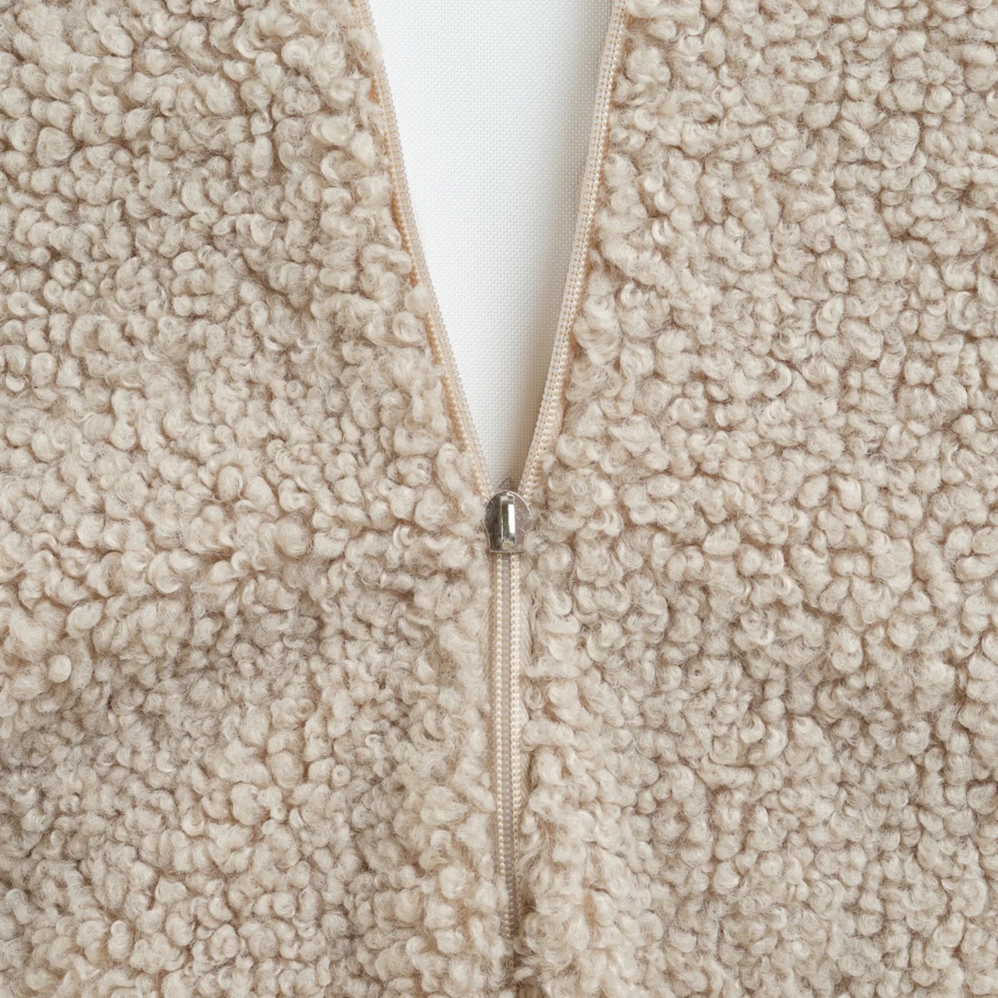 Wigiwama Saccosäck & Sittpuff Set, Biscuit