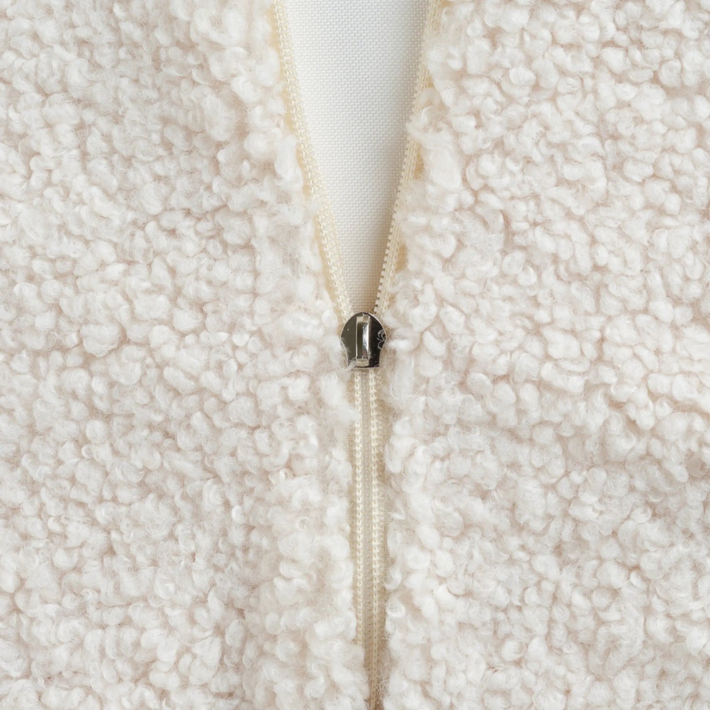 Wigiwama Saccosäck & Sittpuff Set, Cream White