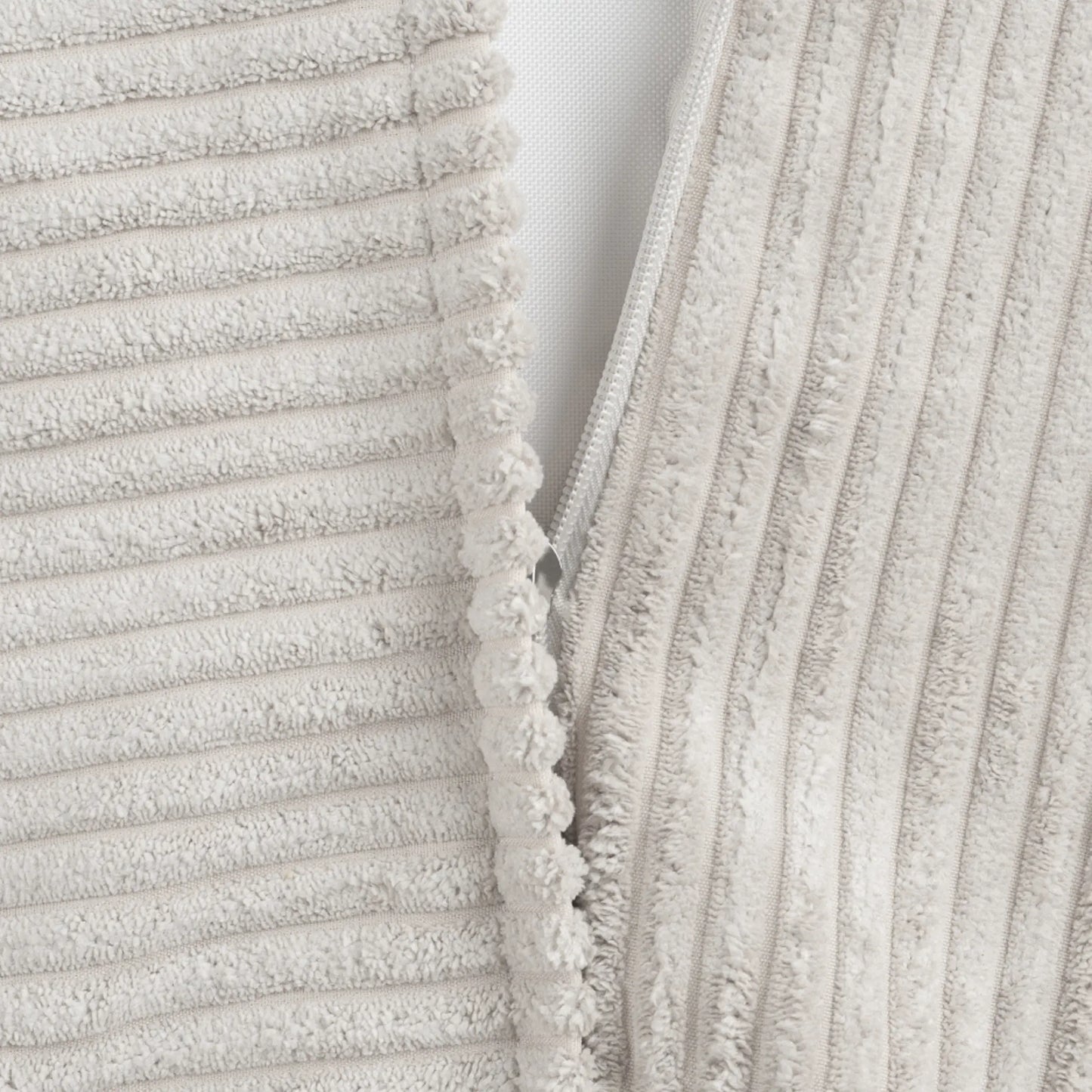 Wigiwama Saccosäck & Sittpuff Set, Marshmallow