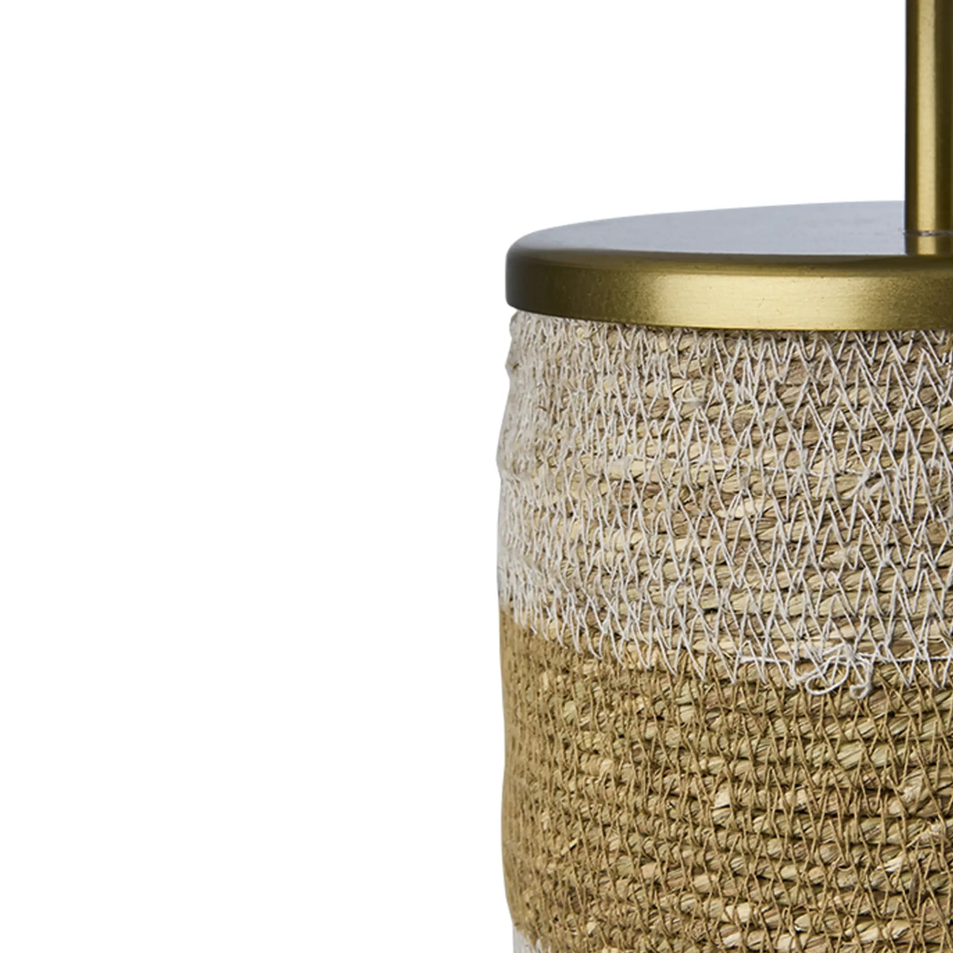Affari of Sweden, Lando Bordslampa, Vit/natur-Silvra Home