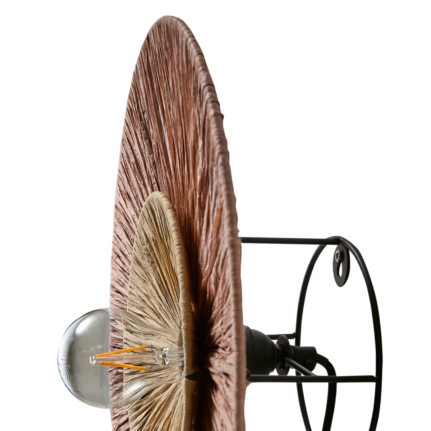 Affari of Sweden, Lando Vägglampa, Brun/natur-Silvra Home