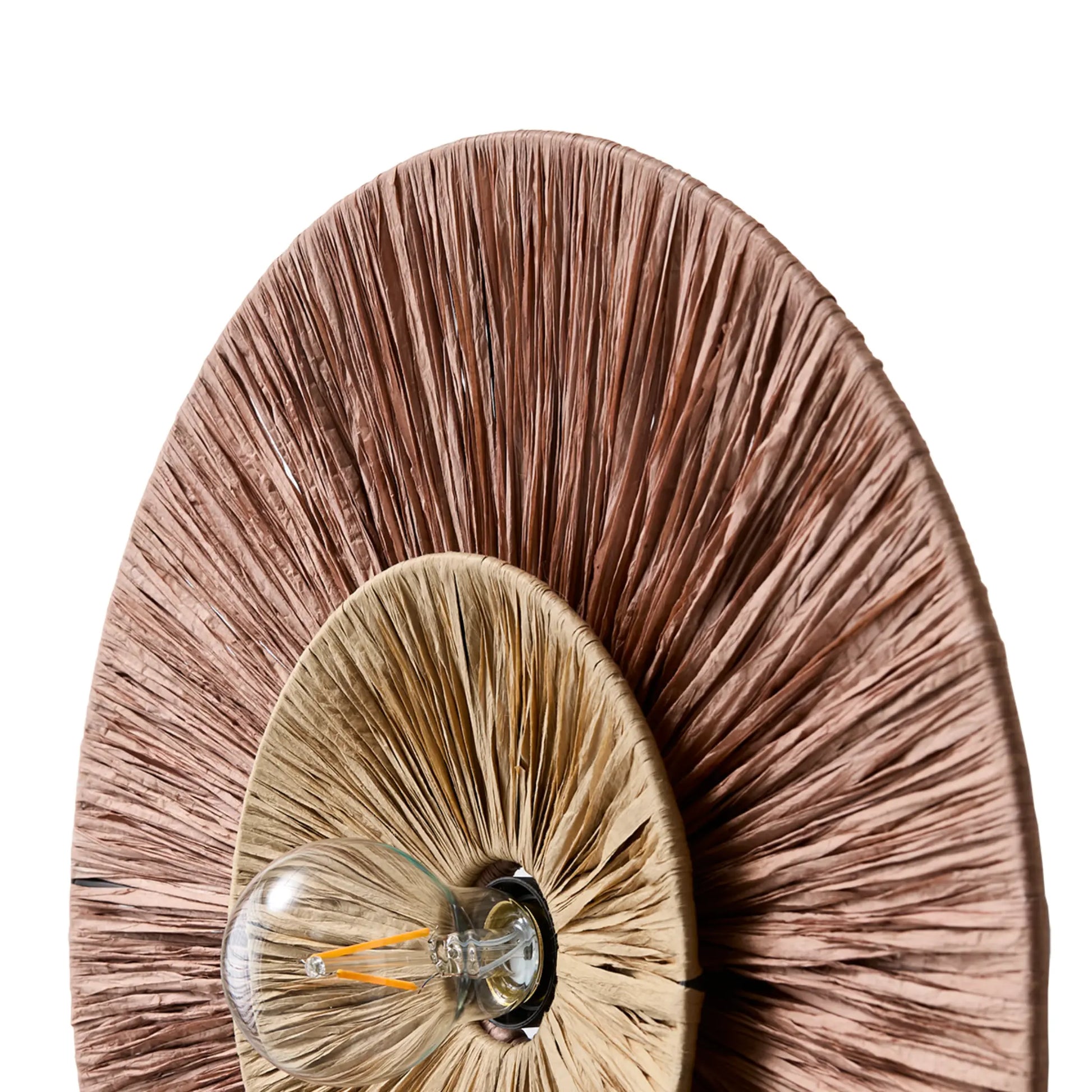 Affari of Sweden, Lando Vägglampa, Brun/natur-Silvra Home