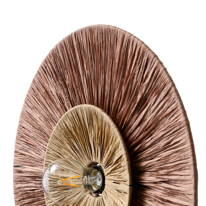 Affari of Sweden, Lando Vägglampa, Brun/natur-Silvra Home
