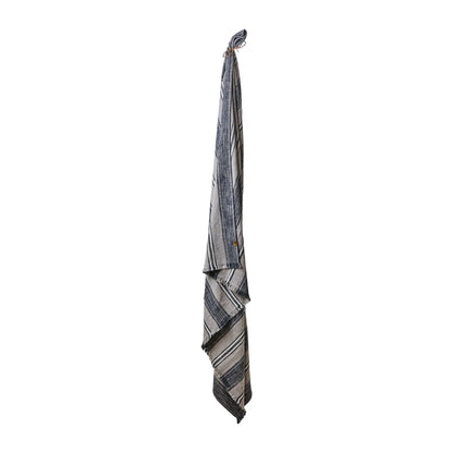 Affari of Sweden Hilda Filt/duk 250x140 cm, Grå/blå