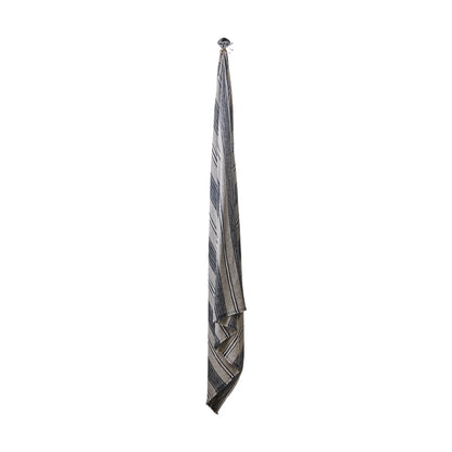 Affari of Sweden Hilda Filt/duk 350x140 cm, Grå/blå