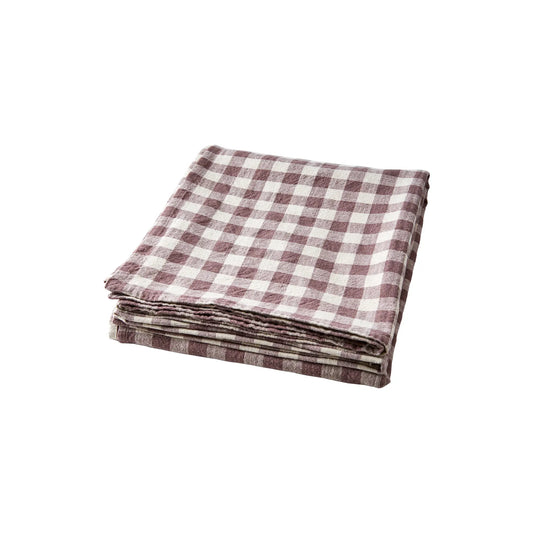 Affari of Sweden Ingrid Bordsduk 350x140 cm, Lila/elfenben