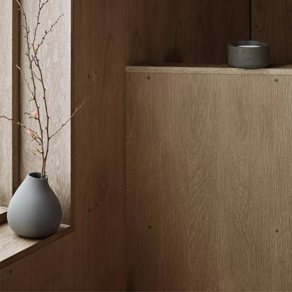 blomus Nona Vaser 3st, Pewter/Micro Chip/Bark