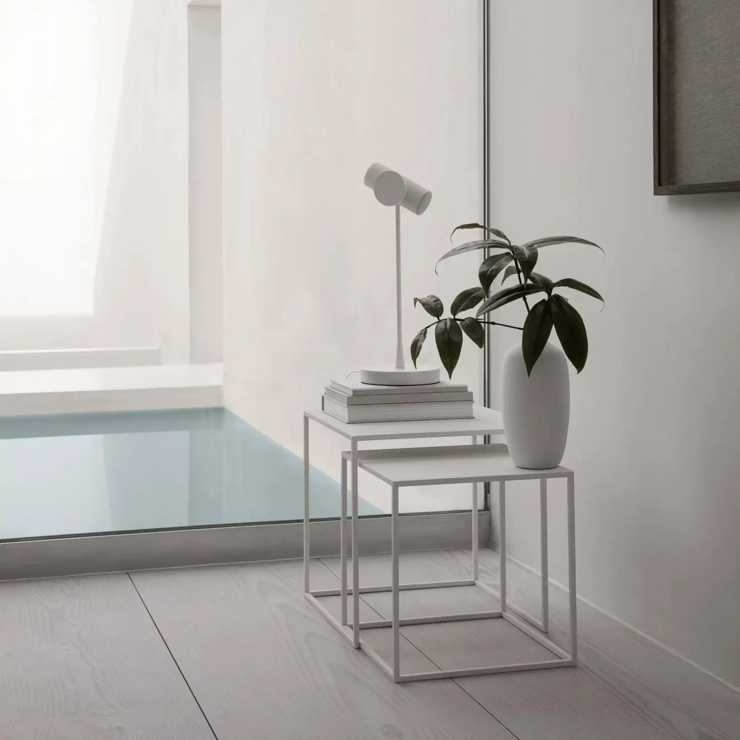 blomus Ceola Vas H21 cm Ø11 cm, Vit