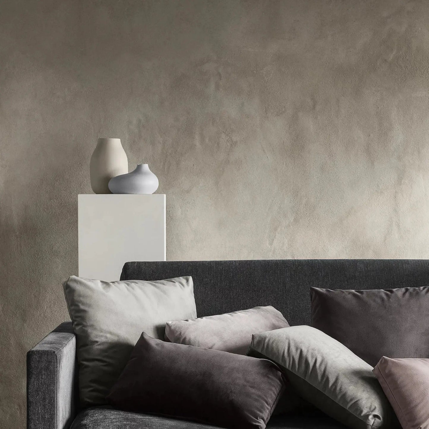 blomus Nona Vaser 3st, Pewter/Micro Chip/Bark