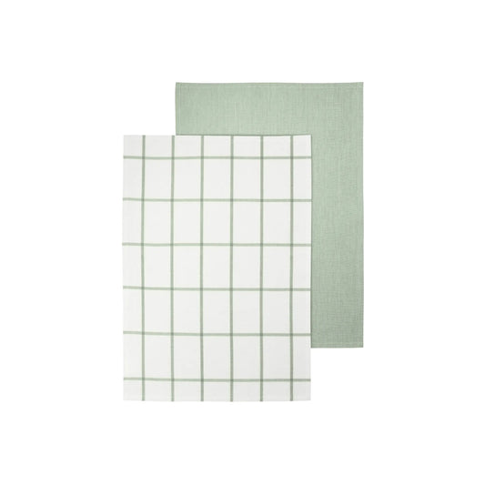 blomus Taulo Handduk 50x70 cm 2 st, Vit/Desert Sage