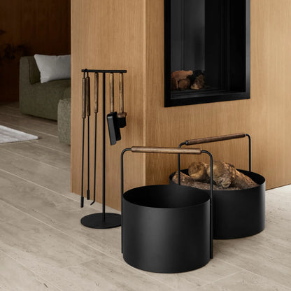 blomus Ashi Vedkorg 45 cm, Brun