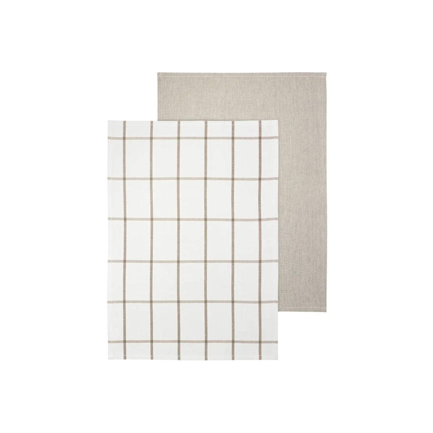 blomus Taulo Handduk 50x70 cm 2 st, Vit/Mourning Dove
