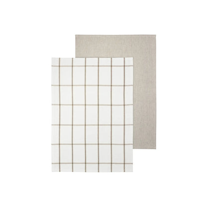 blomus Taulo Handduk 50x70 cm 2 st, Vit/Mourning Dove