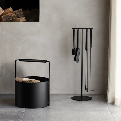 blomus Ashi Vedkorg 45 cm, Svart