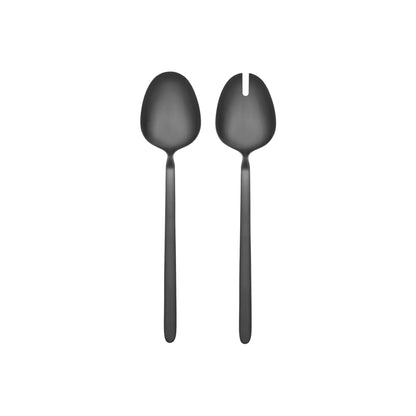 blomus Stella Salladsbestick 28 cm, Svart