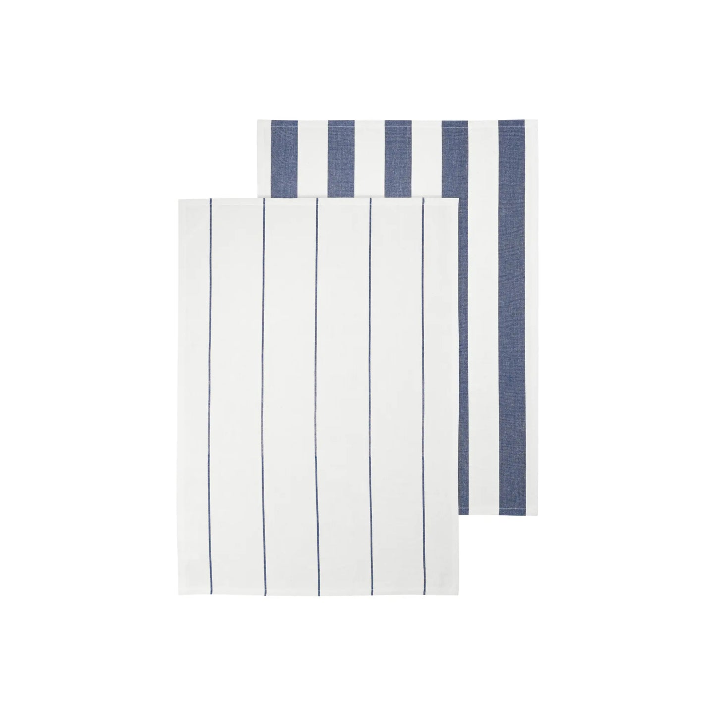 blomus Taulo Handduk 50x70 cm 2 st, Vit/Mazarine, Blue