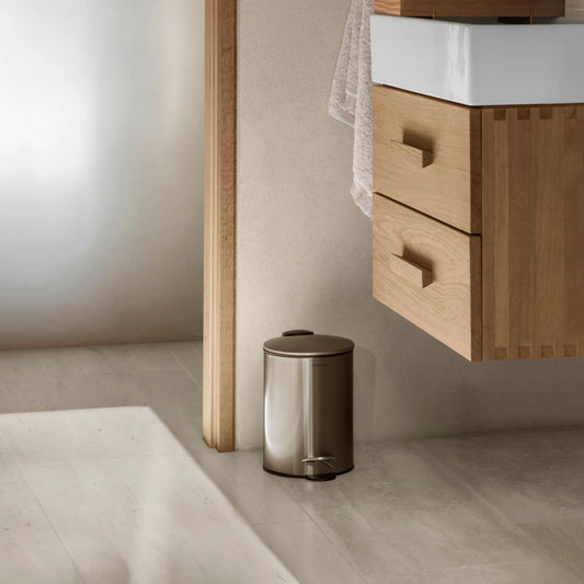 blomus Tubo Pedalhink 3 l, Mässing