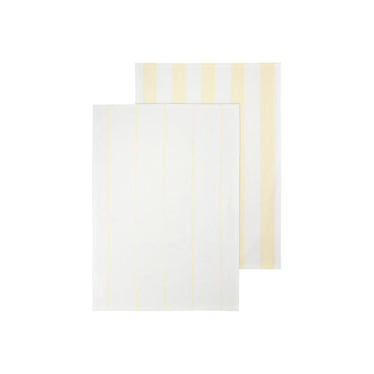 blomus Taulo Handduk 50x70 cm 2 st, Vit/Transparent Yellow