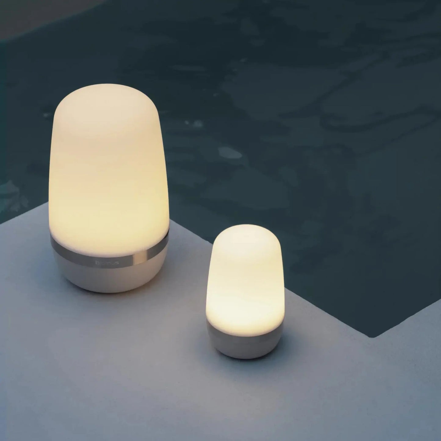 blomus Spirit Utomhuslampa LED 15 cm, Platinagrå