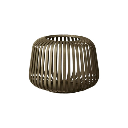 blomus Lito Lanterna Ljuslykta XS, Burned Metal