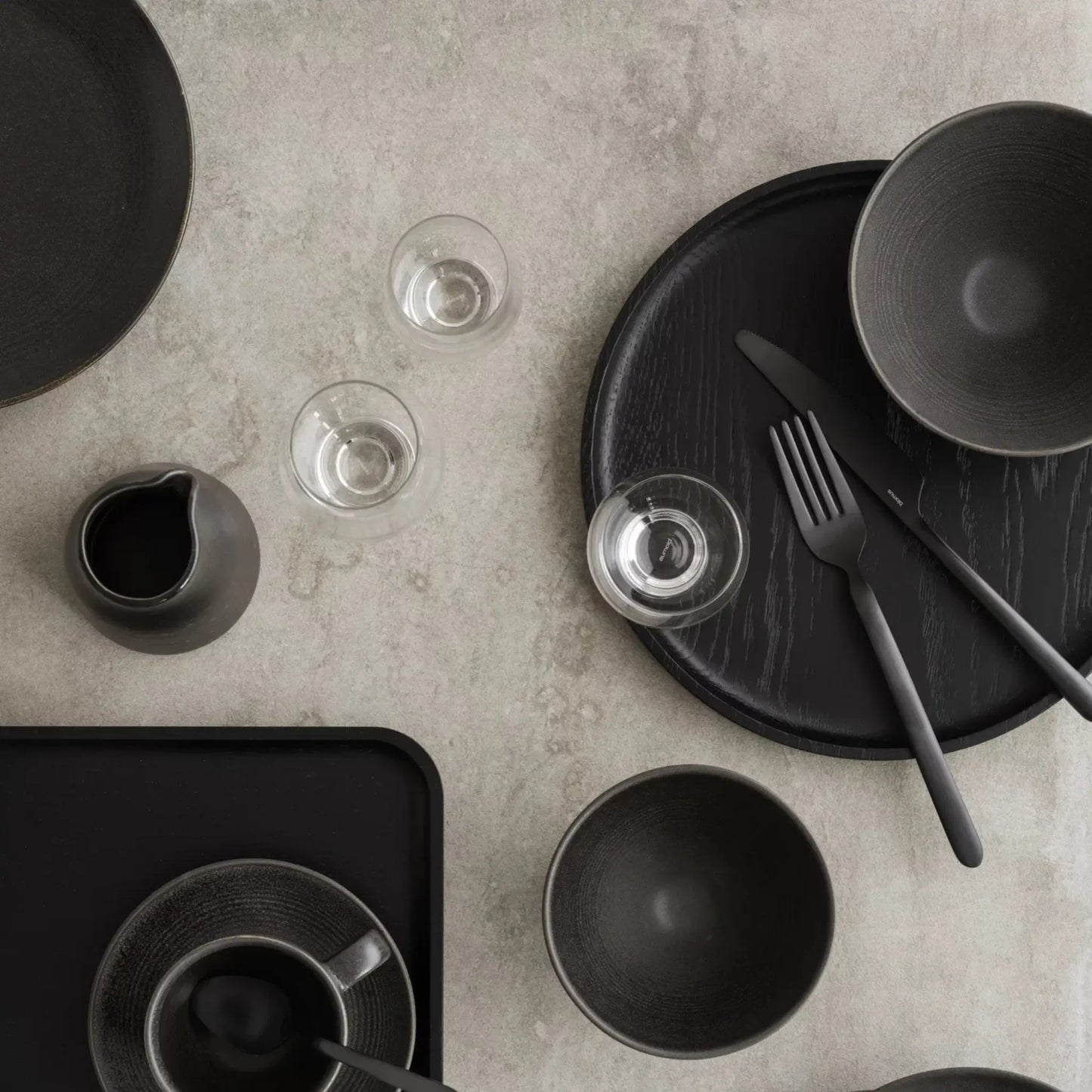 blomus Stella Bestickset 16 Delar, Svart