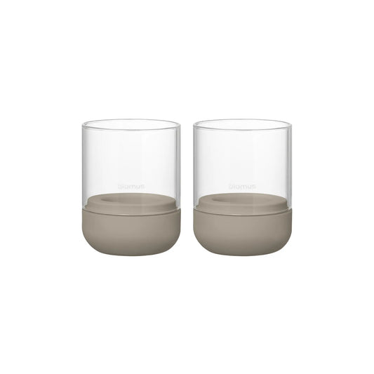 blomus Calma Ljuslykta 2-pack, 9,5 cm, Fungi