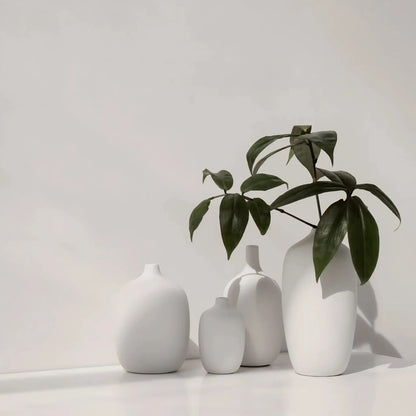 blomus Ceola Vas H18,5 cm Ø13,5 cm, Vit