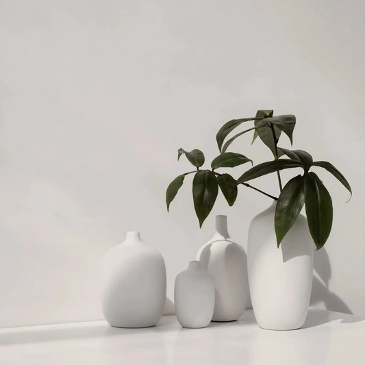 blomus Ceola Vas H18,5 cm Ø13,5 cm, Vit