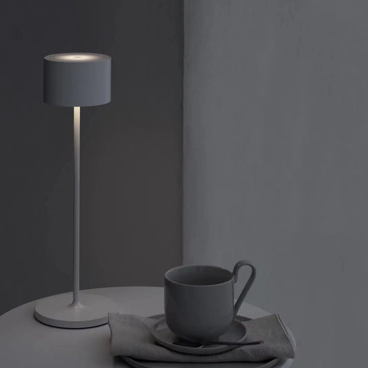 blomus Farol Portabel Bordslampa LED 33,5 cm, Varmgrå