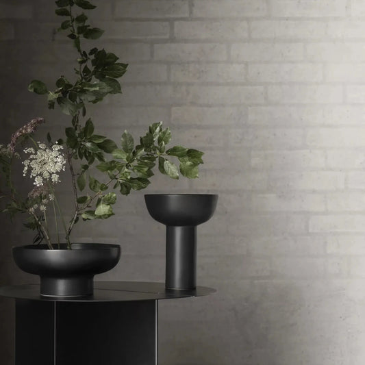 blomus Miyabi Ikebana Vas Ø21 cm, Svart
