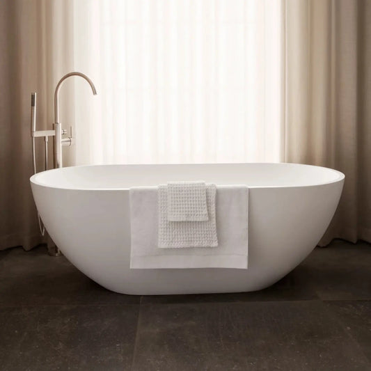 blomus Riva Badhandduk 70x140 cm, Vit