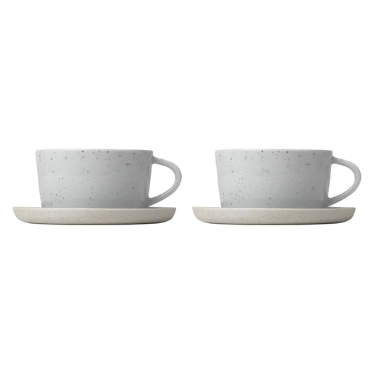blomus Sablo Kaffekoppar & Fat 2st, Cloud