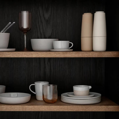 blomus Sablo Kaffekoppar & Fat 2st, Cloud