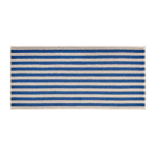 blomus Arto Handduk 100x50 cm Moonbeam/Mazarine Blue