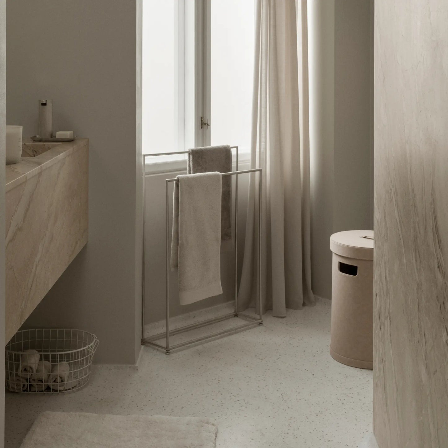 blomus Riva Badhandduk 70x140 cm, Moonbeam