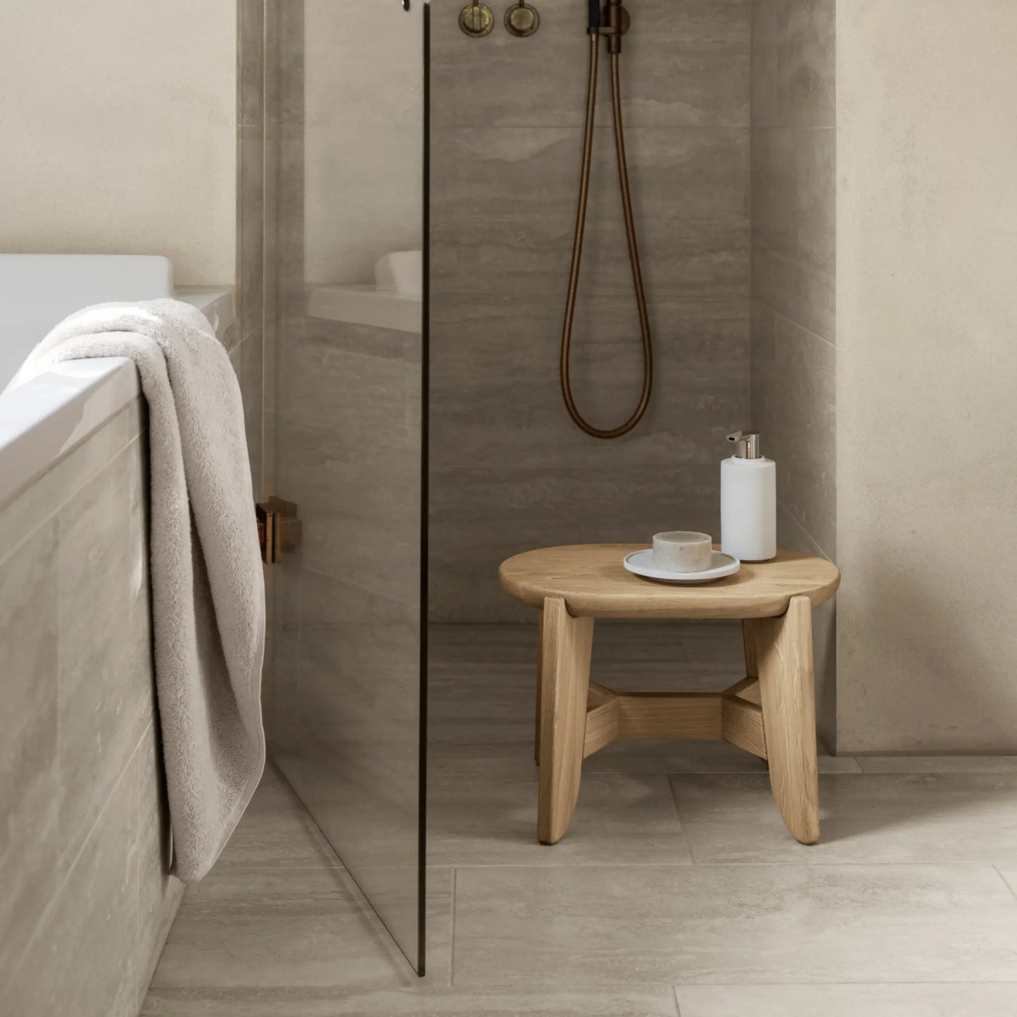 blomus Riva Badhandduk 70x140 cm, Moonbeam