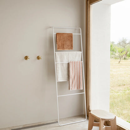 blomus Arto Handduk 50x100 cm Moonbeam/Amber Brown