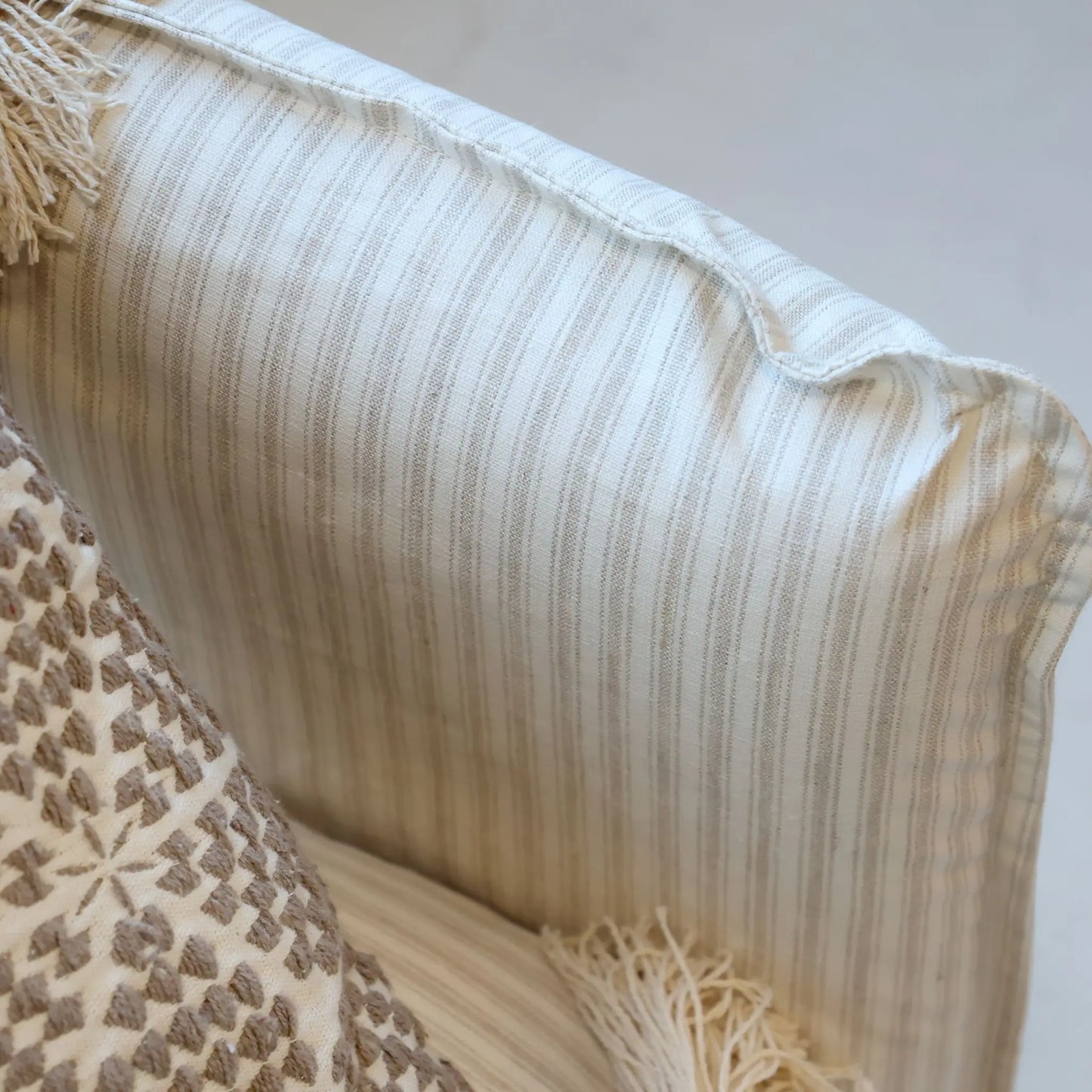 Chic Antique Malo Fåtölj Linne, Cream And Latte