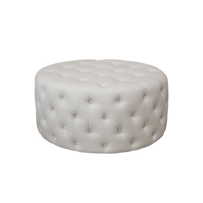 Chic Antique Malo Puff Ø90 cm, Linne