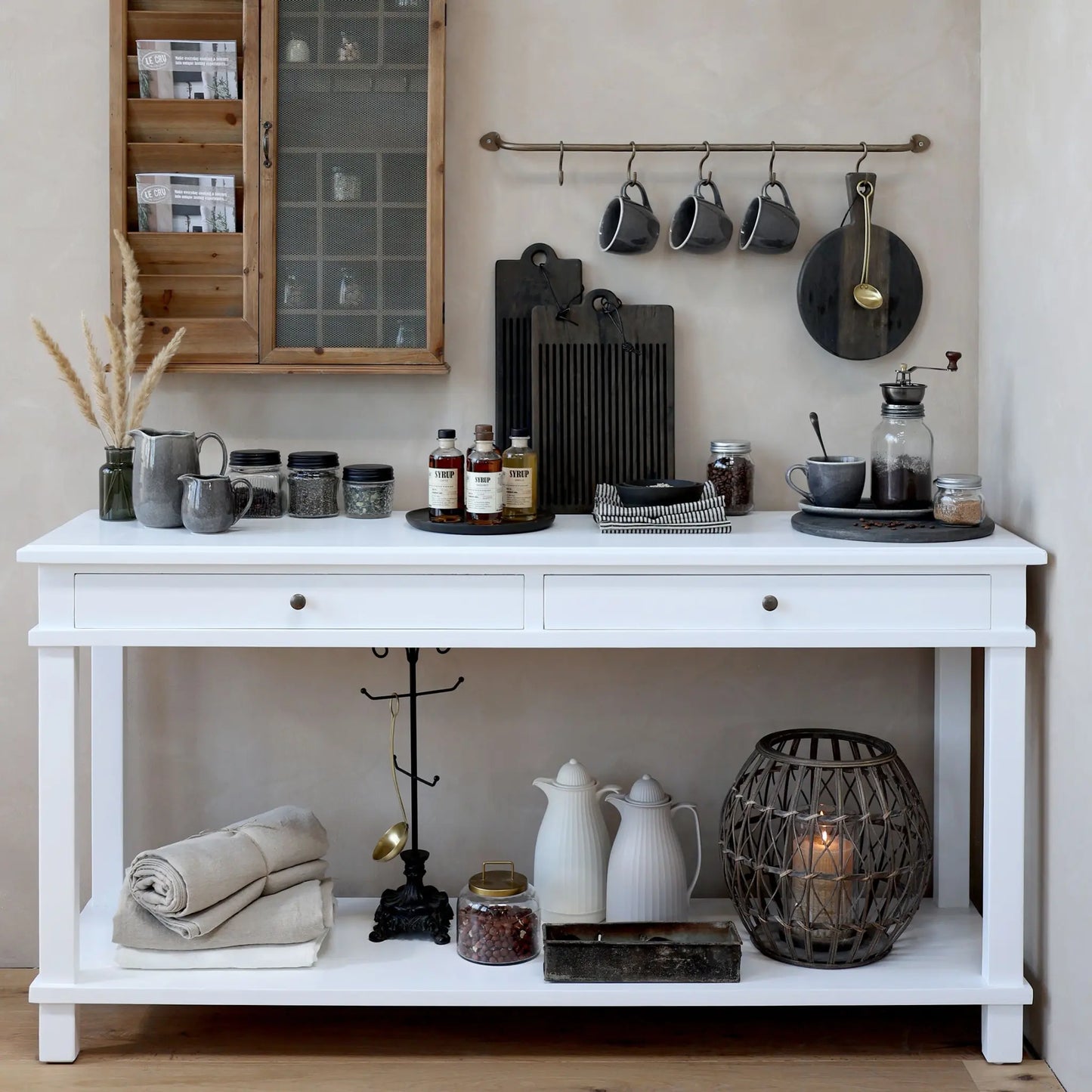 Chic Antique Marseille Sidobord, Vit