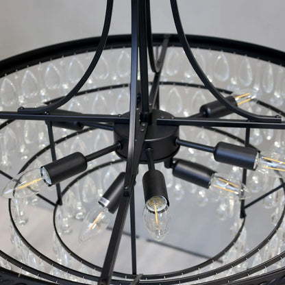 Chic Antique Versailles Ljuskrona Ø90 cm, Svart