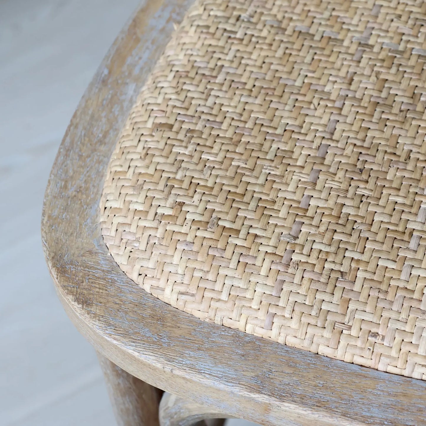 Chic Antique French Barstol 65 cm, Natur