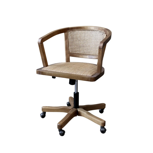 Chic Antique French Kontorsstol, Natur