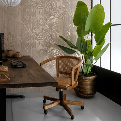 Chic Antique French Kontorsstol, Natur
