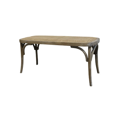 Chic Antique French Bänk 100x42 cm, Natur