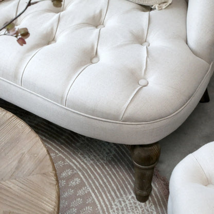 Chic Antique French Soffa, Linne