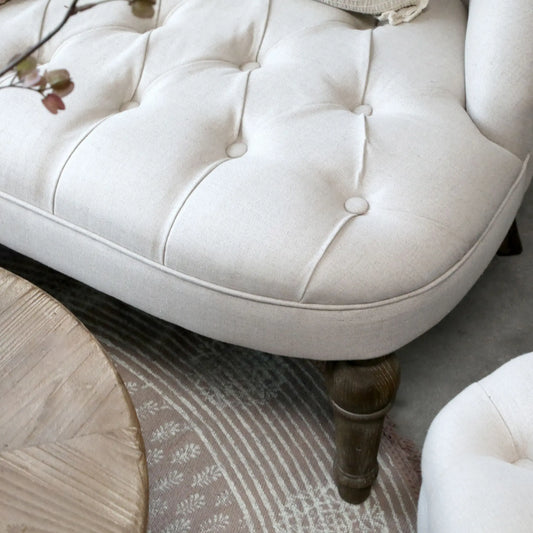 Chic Antique French Soffa, Linne