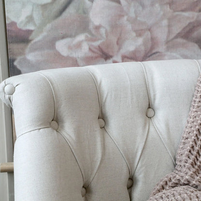 Chic Antique French Soffa, Linne