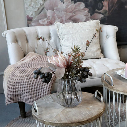 Chic Antique French Soffa, Linne