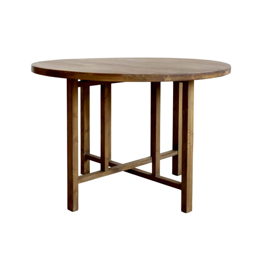 Chic Antique Matbord Ø120 cm, Natur